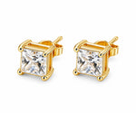 Axis Studs: Moissanite Stud Earrings